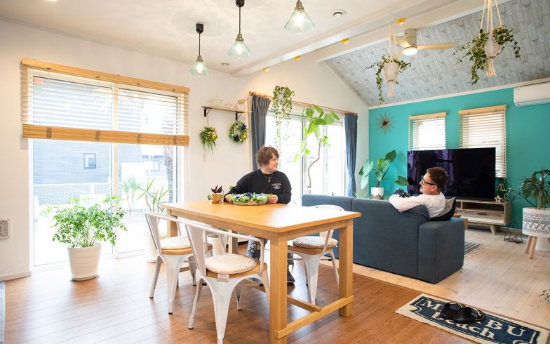 共働き夫婦が建てた67平米コンパクト平屋。エアコン1台で夏冬も家中快適なアメリカンハウス